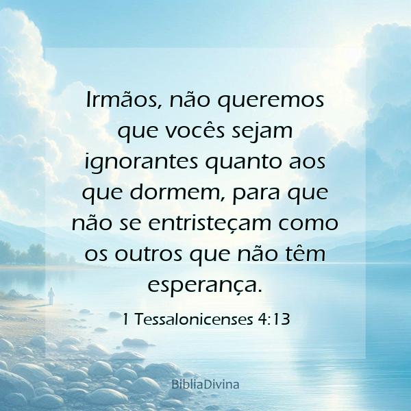 1 Tessalonicenses 4:13