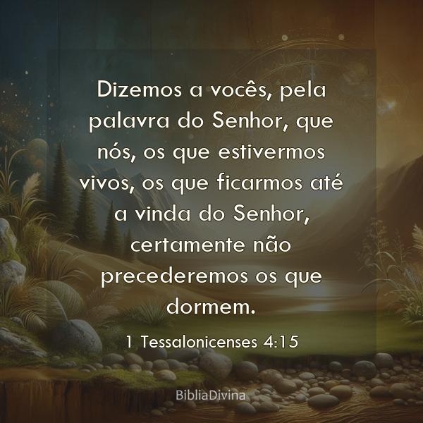 1 Tessalonicenses 4:15