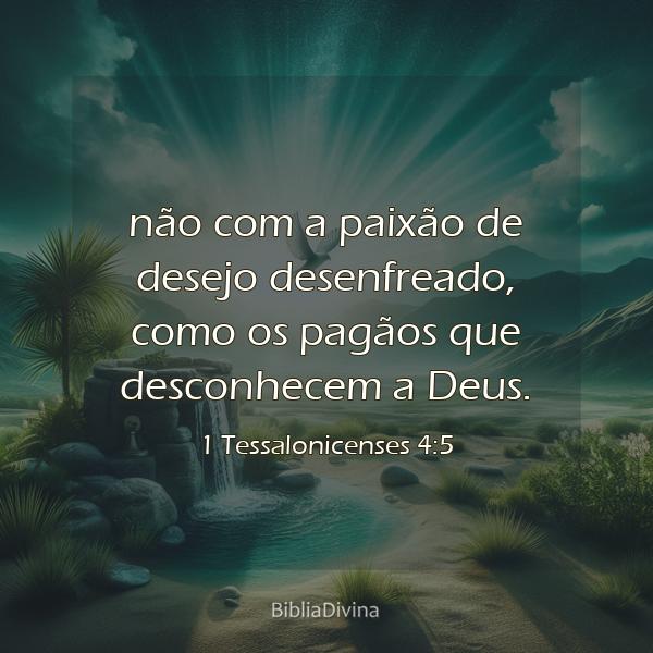 1 Tessalonicenses 4:5