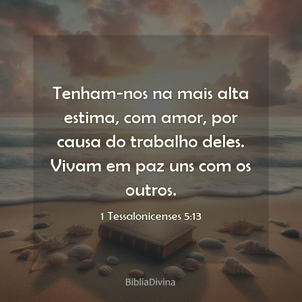 1 Tessalonicenses 5:13