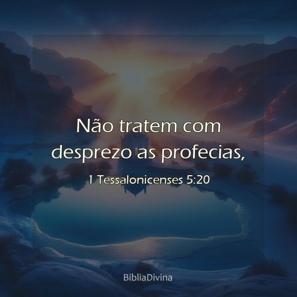 1 Tessalonicenses 5:20