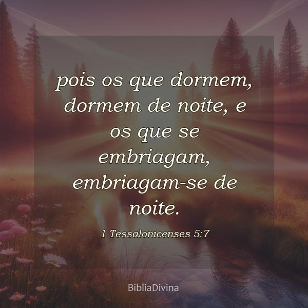 1 Tessalonicenses 5:7