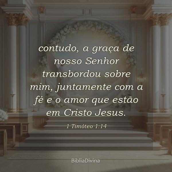 1 Timóteo 1:14