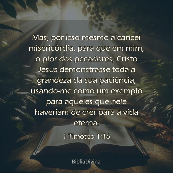 1 Timóteo 1:16