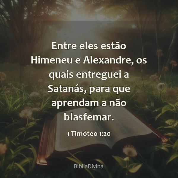 1 Timóteo 1:20