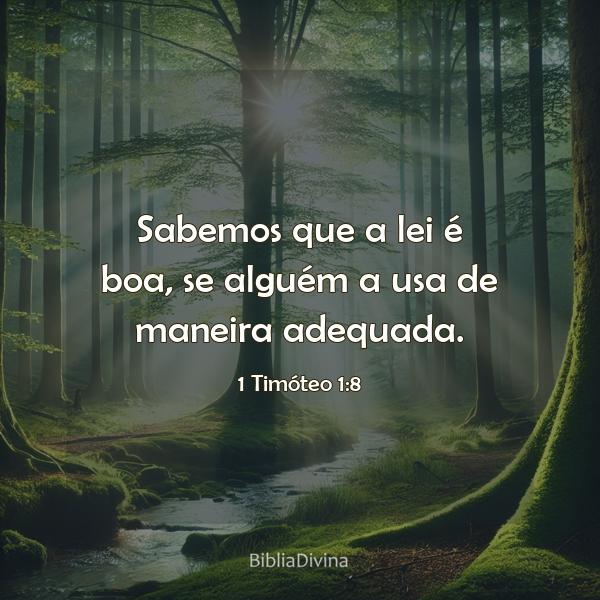 1 Timóteo 1:8