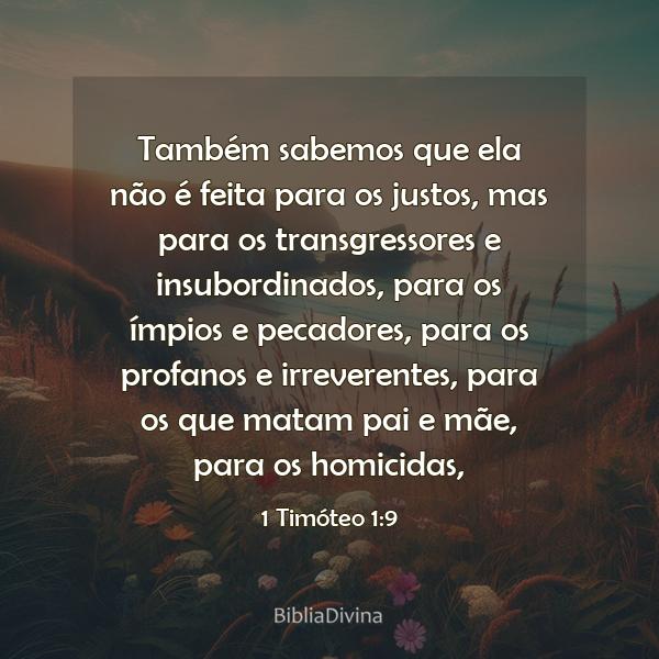 1 Timóteo 1:9