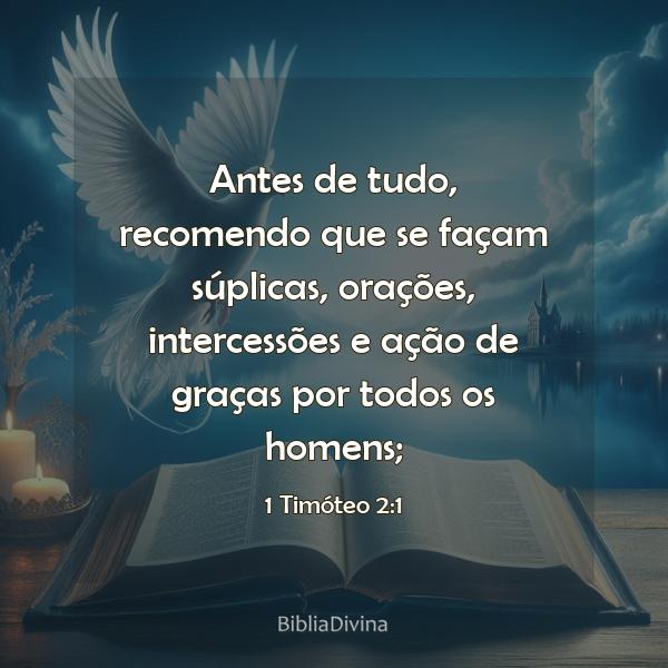 1 Timóteo 2:1