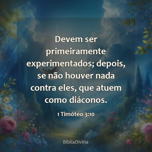 1 Timóteo 3:10