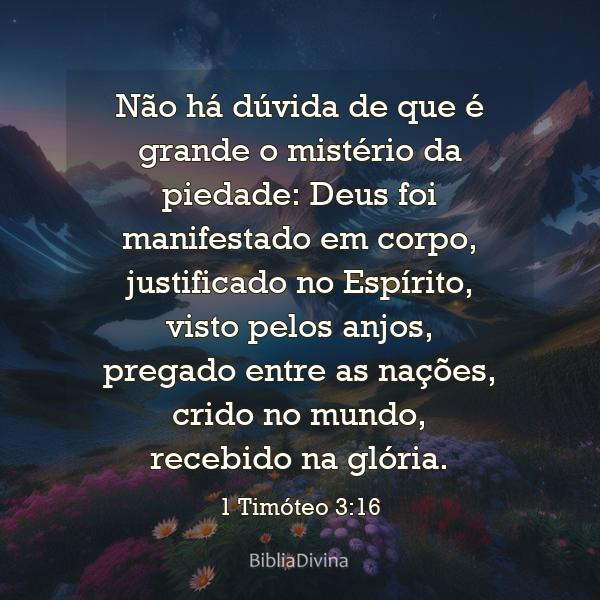 1 Timóteo 3:16