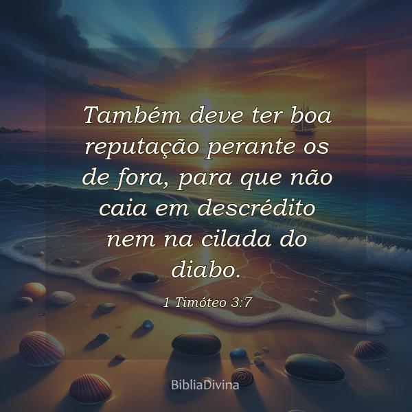 1 Timóteo 3:7