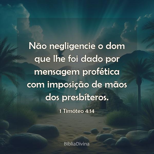 1 Timóteo 4:14