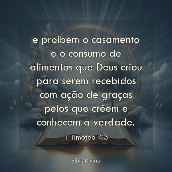 1 Timóteo 4:3