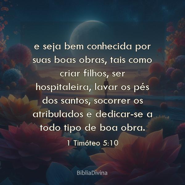 1 Timóteo 5:10