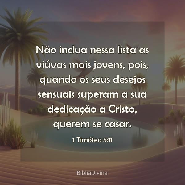 1 Timóteo 5:11