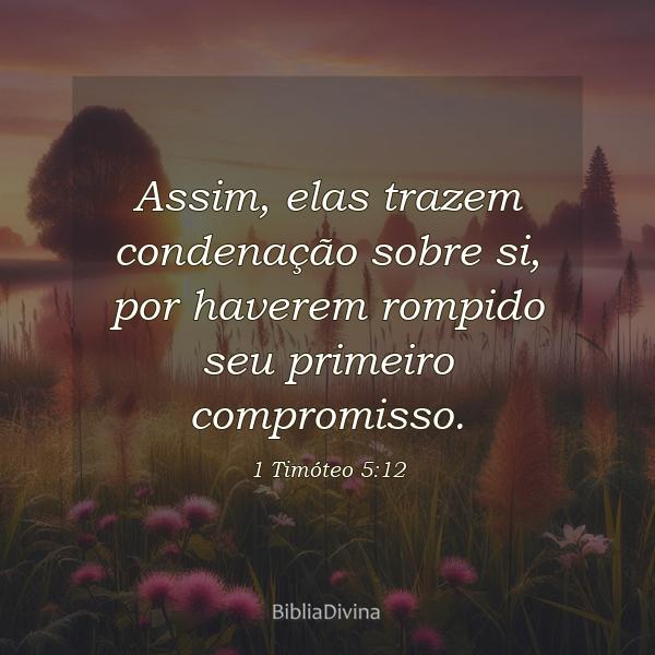 1 Timóteo 5:12