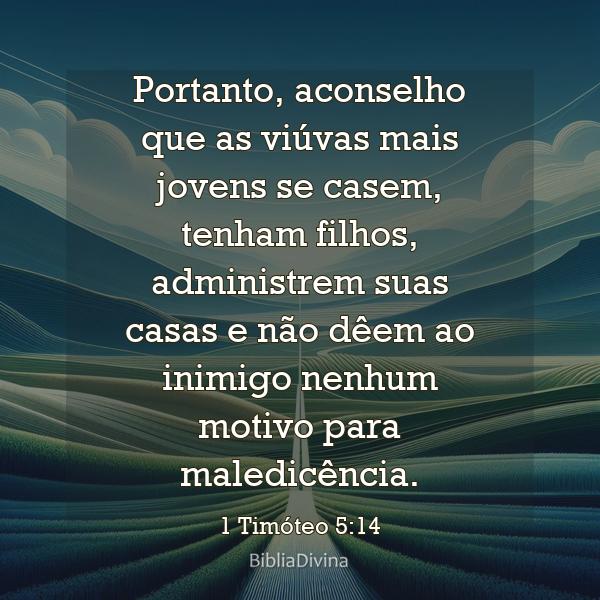 1 Timóteo 5:14