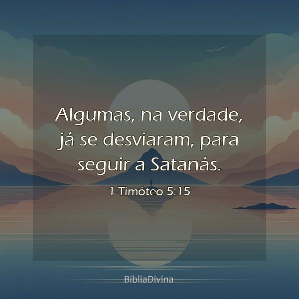 1 Timóteo 5:15