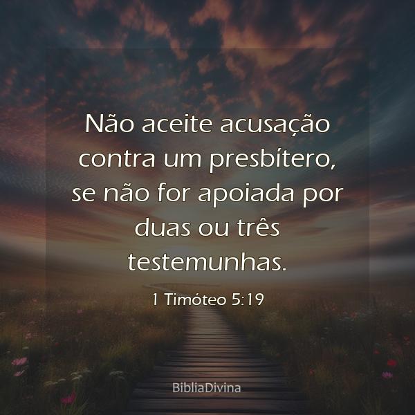 1 Timóteo 5:19