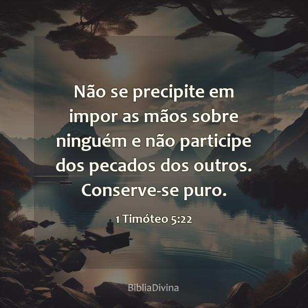 1 Timóteo 5:22