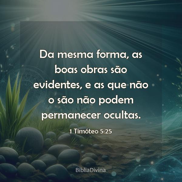 1 Timóteo 5:25