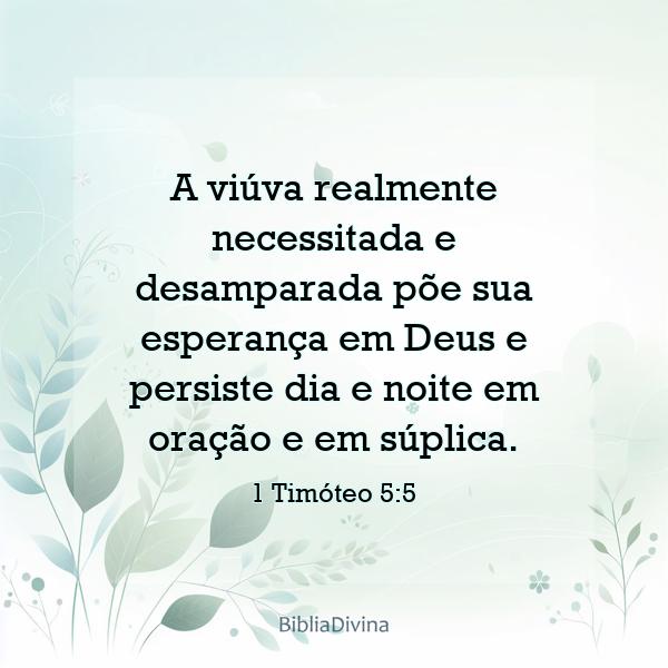 1 Timóteo 5:5