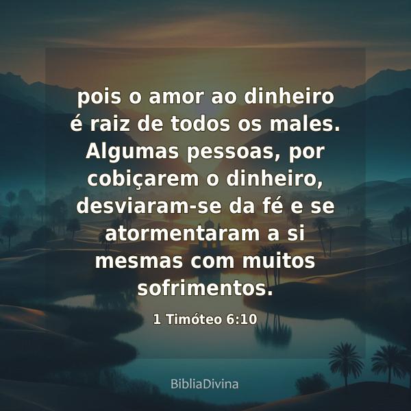 1 Timóteo 6:10