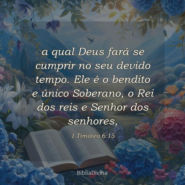 1 Timóteo 6:15