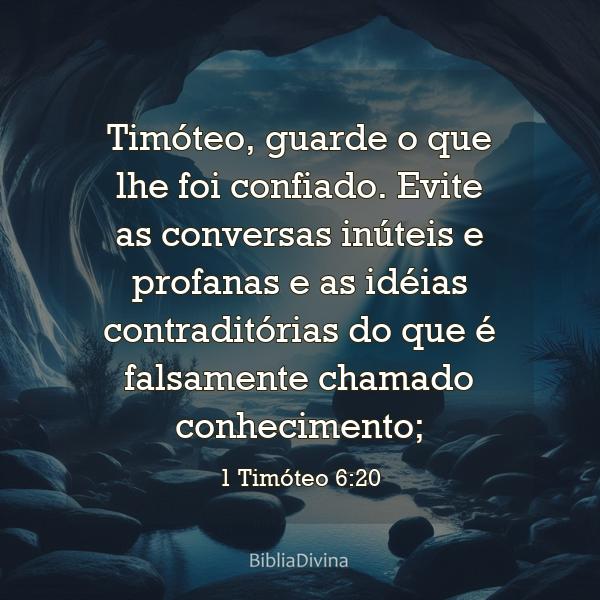 1 Timóteo 6:20