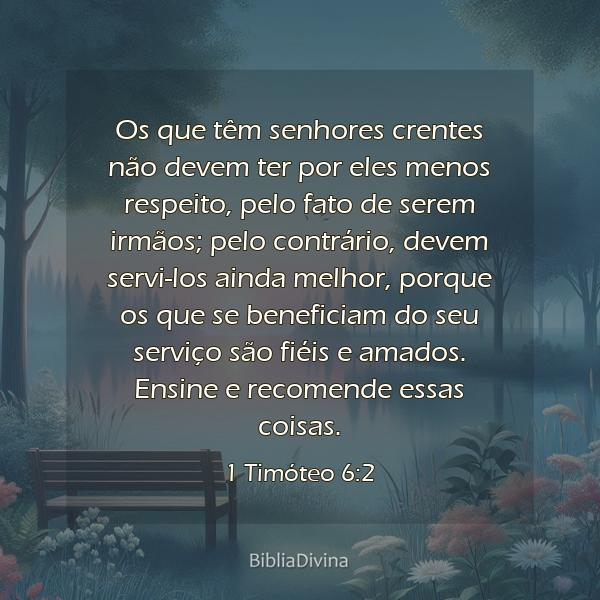 1 Timóteo 6:2