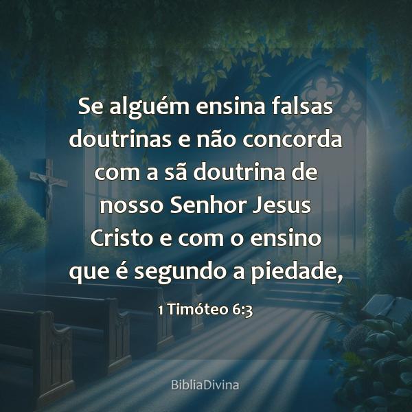 1 Timóteo 6:3