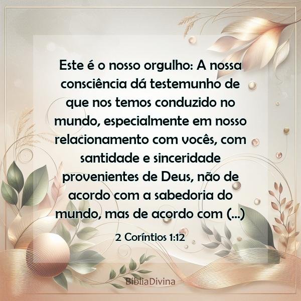 2 Coríntios 1:12