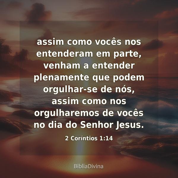 2 Coríntios 1:14