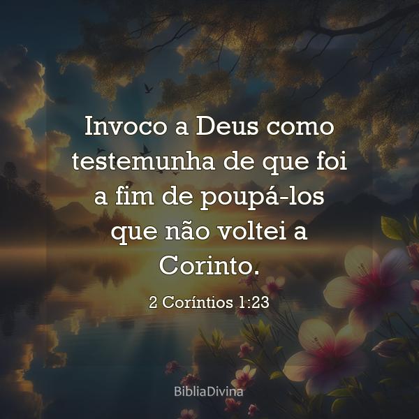 2 Coríntios 1:23