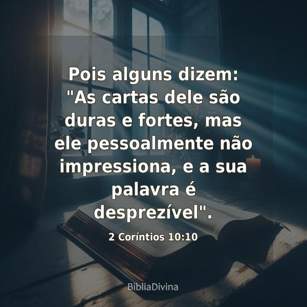 2 Coríntios 10:10