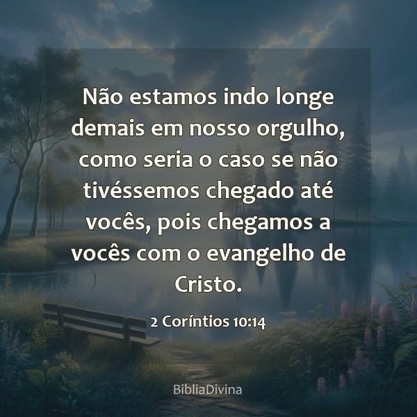 2 Coríntios 10:14