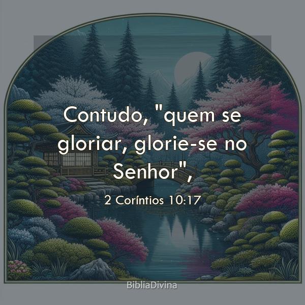 2 Coríntios 10:17