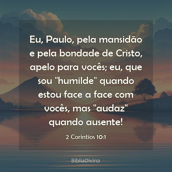 2 Coríntios 10:1