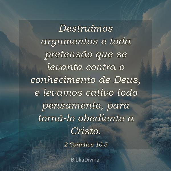 2 Coríntios 10:5