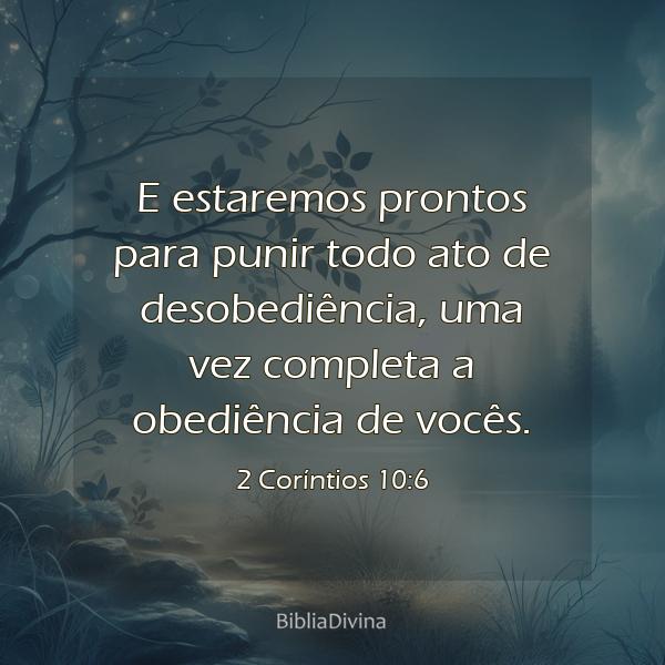 2 Coríntios 10:6