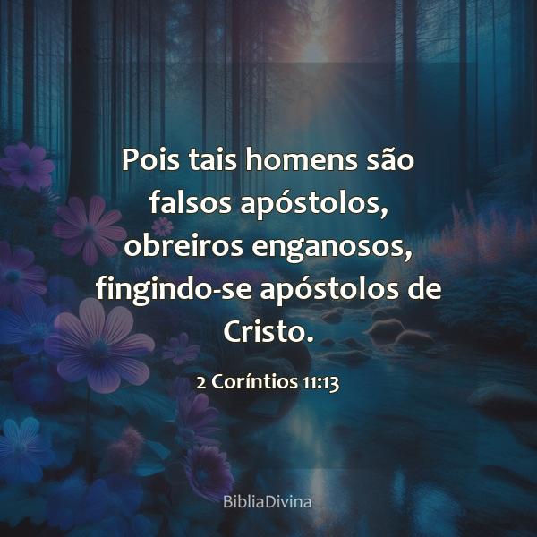 2 Coríntios 11:13