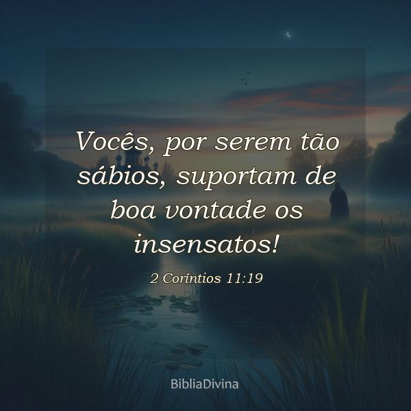 2 Coríntios 11:19