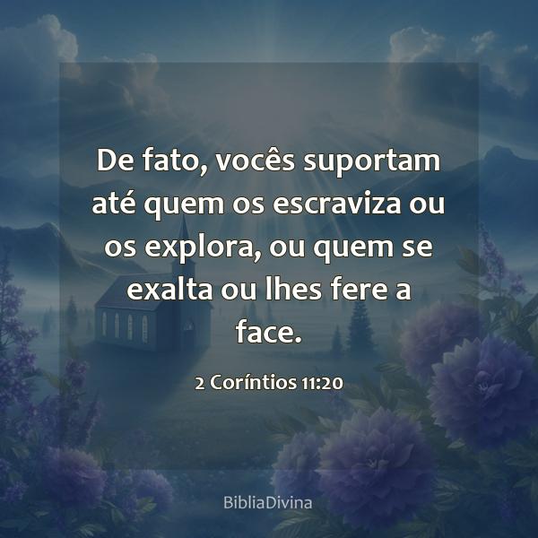 2 Coríntios 11:20