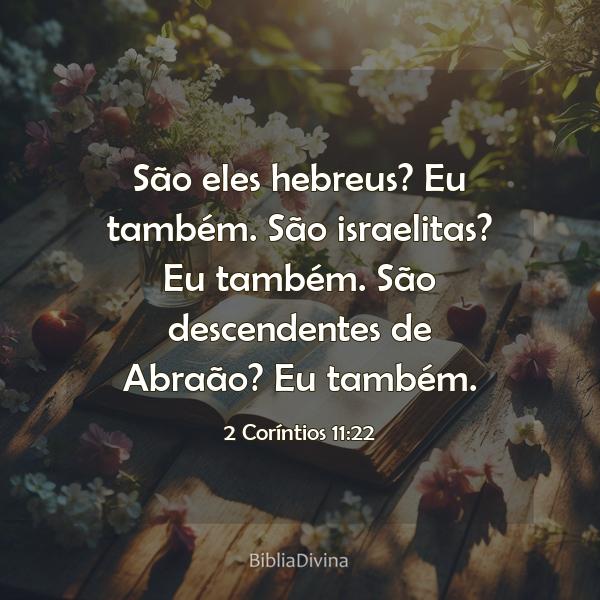 2 Coríntios 11:22