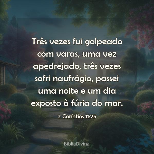 2 Coríntios 11:25