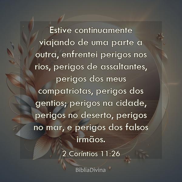 2 Coríntios 11:26