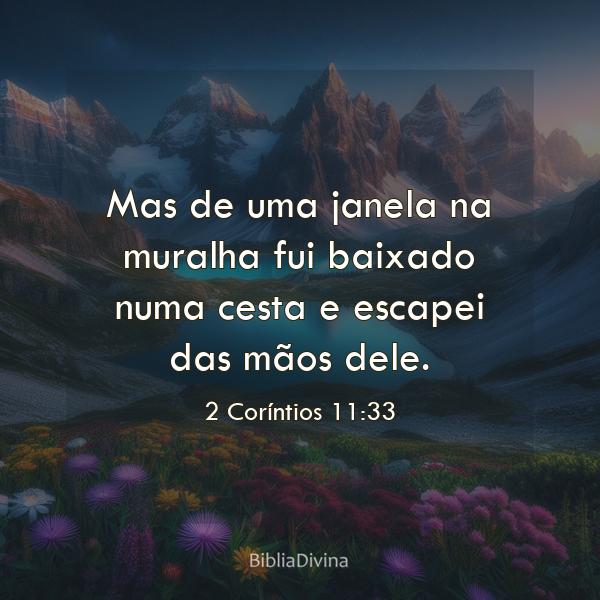 2 Coríntios 11:33