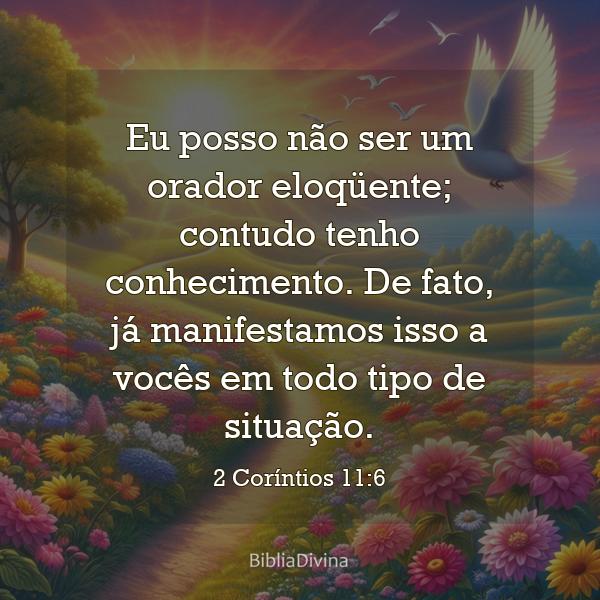 2 Coríntios 11:6