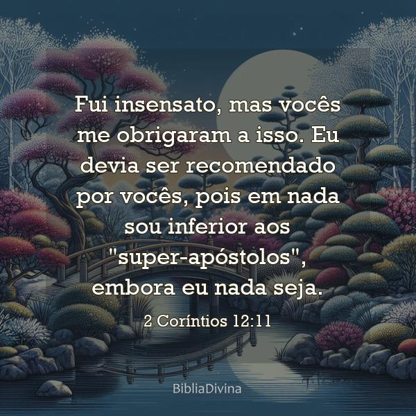 2 Coríntios 12:11