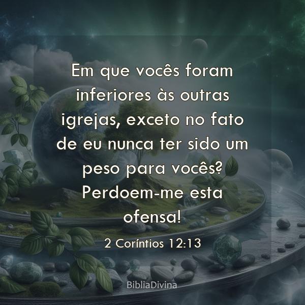 2 Coríntios 12:13